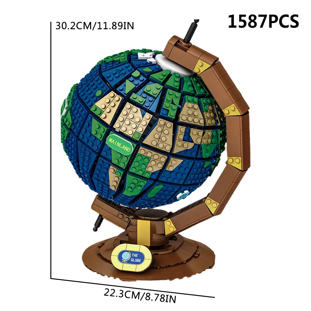 Globo Terrestre | 1587pcs